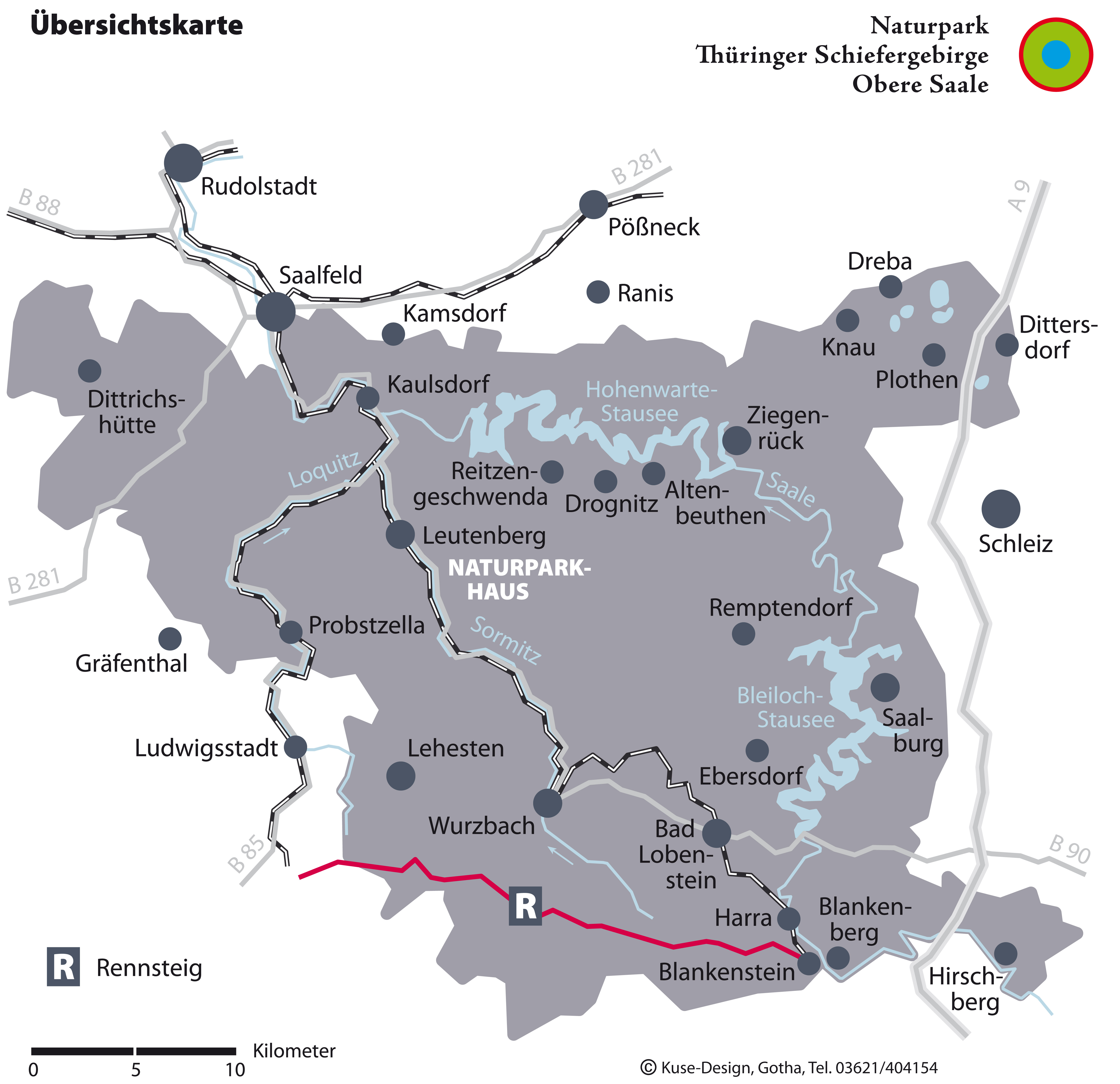 Thüringer Schiefergebirge - Feengrottenstadt Saalfeld